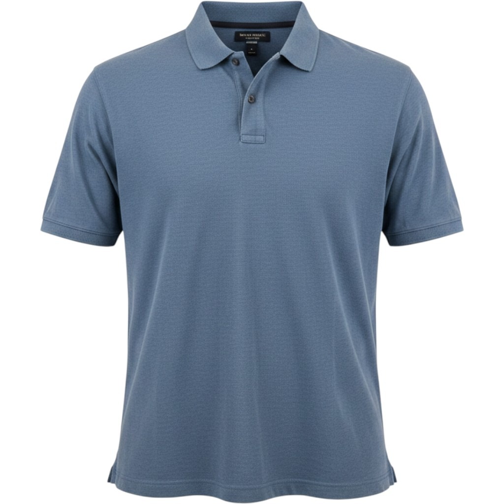 Banana Republic Luxury Touch Polo Shirt Mens Xl Blue Standard Fit Short Sleeve